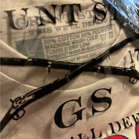 Grunt Style “Freedom in Being Bold” Men’s T-Shirt in Sand Color, Sz L - Picture 4 of 9